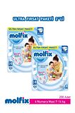 Molfix 3D 4 Beden Maxi 200'lı Ultra Fırsat Paketi