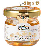 Seğmen Süzme Çiçek Balı Kavanoz 30g (12'li)