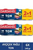 Dardanel Ayçiçek Yağlı Ton Balığı 140 Gr X 6 Adet