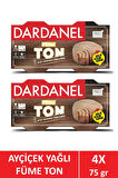 Dardanel Ayçiçek yağlı füme ton 4 X 75 gr