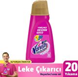 Vanish Leke Çıkarıcı Sıvı Gold Pembe 20 Yıkama, 1 Litre x 3 Adet