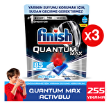 Finish Quantum 255 Yıkama Tablet Bulaşık Makinesi Deterjanı 3x85 Adet