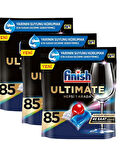 Finish Ultimate 255 Yıkama Tablet Bulaşık Makinesi Deterjanı 3x85 Adet