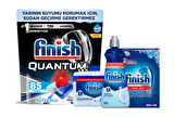 Finish Quantum Max 85 Yıkama Tablet Bulaşık Makinesi Deterjanı 85 Adet & Temizlik Bakım Seti 