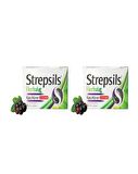Strepsils Herbal Kara Mürver Pastil 16 Adet 2'li