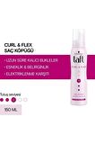 Taft Curl&Flex Saç Köpüğü 3 Numara Uzun Süre Kalıcı Bukleler 150 Ml 2 Adet