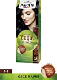 Palette Kalıcı Doğal Renkler 1-1 Gece Mavisi