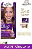 Palette Göz Alıcı Renkler Saç Boyası 7-65 Altın Çikolata Delist