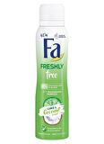 Fa Freshly Free Pudrasız Leke Yapmayan Sprey Deodorant 150 ml