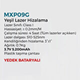 Max Extra MXP09G Lazer Hizalama Cihazı 3.7V 5200mAh Taşıma Çantalı