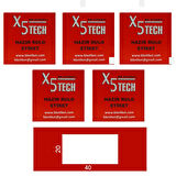 Bk Etiket X5 Tech Kutulu Hazır Etiket 20x40 375 Adet 5 Kutu