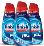 Finish Jel Konsantre Bulaşık Makinesi Deterjanı 1000 ml x 3 Adet