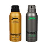 Slazenger Activesport Yeşil Erkek Deodorant 150ML + Slazenger Activesport Gold Erkek Deodorant 150ML 2li Set