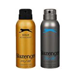 Slazenger Activesport Gold Erkek Deodorant 150ML + Slazenger Activesport Mavi Erkek Deodorant 150ML 2li Set