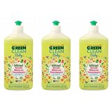 U Green Clean Baby Bitkisel  Biberon Emzik Temizleyici 3 x 500 ml