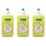 U Green Clean Baby Bitkisel  Biberon Emzik Temizleyici 3 x 500 ml