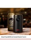 Anker Nebula Capsule II Akıllı Taşınabilir WiFi Kablosuz Projeksiyon Cihazı ve Hoparlör, Siyah