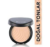 Flormar -Mat ve İnce Yapılı Compact Powder Kapatıcı Pudra (090 Açık/Orta Soğuk Alt Ton) 8690604400904
