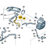 VW Passat B5.5 2001-2005 2.0 AZM Motor Hava Alma Borusu 06B103217M