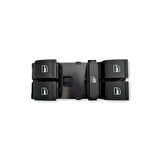 VW Amarok 2013-2016 Sol Ön Kapı Cam Düğmesi Dörtlü 1K4959857A