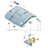 VW Golf Plus 2005-2009 1.6 FSi Hava Filtre Giriş Borusu 1K0129609B