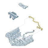 Audi A6 2002-2004 3.0 V6 BBJ Motor Üst Havalandırma Borusu 06C103217H