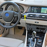 BMW 5 Serisi GT F07 2010-2017 Start Stop Basma Düğmesinin Kapak Siyah