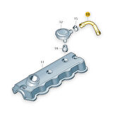 VW Polo Classic 2000-2002 1.9 Dizel Üst Kapak Hava Hortumu 038103493P