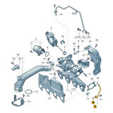 Audi A1 2011-2014 1.2TSi CBZ Turbo Yağ Dönüş Borusu 03F145735E
