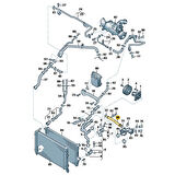 VW Passat B7 2011-2014 1.4TSi CAX Motor Termostat Su Borusu 03C121065B