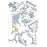 Seat Cordoba 2003-2009 1.4TDi BNM Motor Su Devirdaim Borusu 045121065M