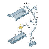 VW Polo Classic 2000-2002 1.9TDi Külbütör Üst Kapak Ayar Valfi 028129101E