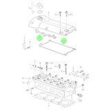 VW Polo 1994-1999 1.4 AFH Motor Külbütör Üst Kapak Contası 036103483J