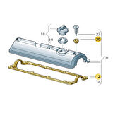 VW Polo Classic 1997-2000 1.6 AEE Külbütör Kapak Contası 030103483K