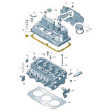 VW Polo 2010-2014 1.2TDi CFWA Motor Külbütör Kapak Contası 03P103483