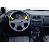 VW Polo Classic 1996-1999 Direksiyon Korna Düğmesi Takımı 3A0419097
