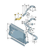 VW Caddy 2004-2010 1.9 BJB Motor Turbo Borusu Sağ Alt 1K0145832B