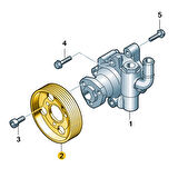 VW Transporter T6 2010-2015 2.0TDi Direksiyon Pompa Kasnağı 03L145255