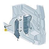 Seat Alhambra 1996-2000 Kriko Sabitleme Vidası Cıvatası 7M0012119