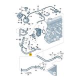 Skoda Fabia 2000-2004 AZE 1.4 Devirdaim Su Borusu Sac 6Y0121050A