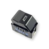 Seat İbiza 2000-2002 Ön Arka Cam Açma Kapama Düğmesi 1 Ad. 6H0959855A