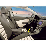 VW Passat B6 2006-2011 Orta Konsol Bardaklık Sürgülü Perdesi Siyah