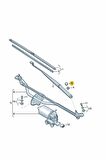 Vw Volkswagen Golf 4 Mk4 1998-2004 Sağ Sol Ön Cam Silecek Kolu Vida Kapakları 1j0955205a