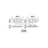 Mercedes Fren Balatası On X166 12>15 W166 15>18 C292 15>19 - Braxıs Aa0308