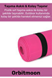 Premium Antibakteriyel Silinebilir Çift Taraflı Kaymaz Silinebilir Yoga Meditasyon Minderi 6,5mm Mat