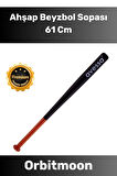 Premium Üretim Kırılmaz Kaliteli Ahşap Mükemmel Kavrama 28 inc Baseboll Beyzbol Sopası 61 Cm