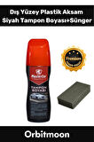 Premium Seri Uzun Süre Suya Dayanıklı Eskimiş Yüzey Dış Plastik Aksam Kauçuk Siyah Tampon Boyası