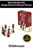 Premium Üretim Şah Boyu No: 5 Eksik Takımı Tamamlama Uyumlu Ahşap Satranç Dünyası Piyonu