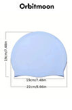 Yeni Seri Kaymaz Su Geçirmez Sızdırmaz Silikon Yüzücü Elastik Yüzme Şapkası Havuz Deniz Bonesi