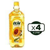 Olin Pet Ayçiçek Yağı 4x2 lt 